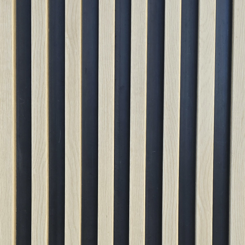 Revest. Pvc Slats Panel New Ulmo 2.40mx15cmx17mm 0.36m2