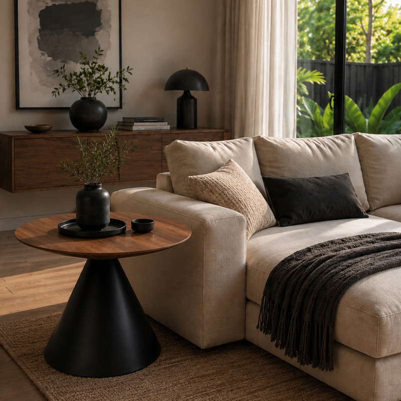 Mesa Exterior Salvi Nogal-black Small 298