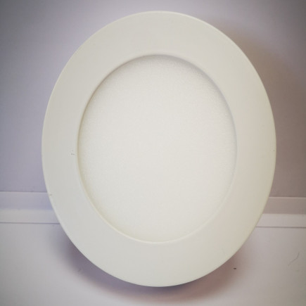 Panel Led Circular Sobrepuesto 6w 3500k