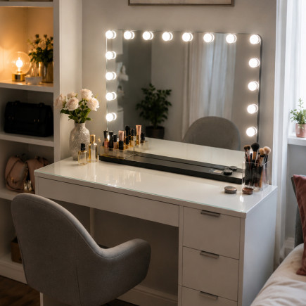 Espejo Make Up Holywood Black