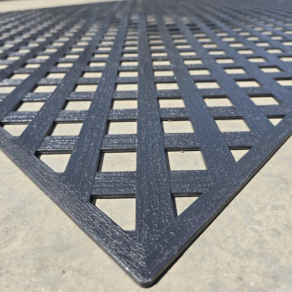 Enrejado Treillage De Pvc Black 2.44m X 1.22m X 5mm