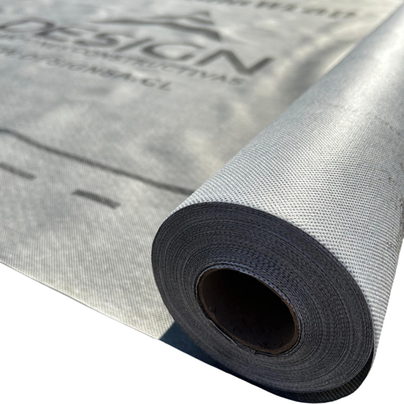 Membrana Hidro. 1.5mt X 50mt 80grs-m2 White-white 75m2 
