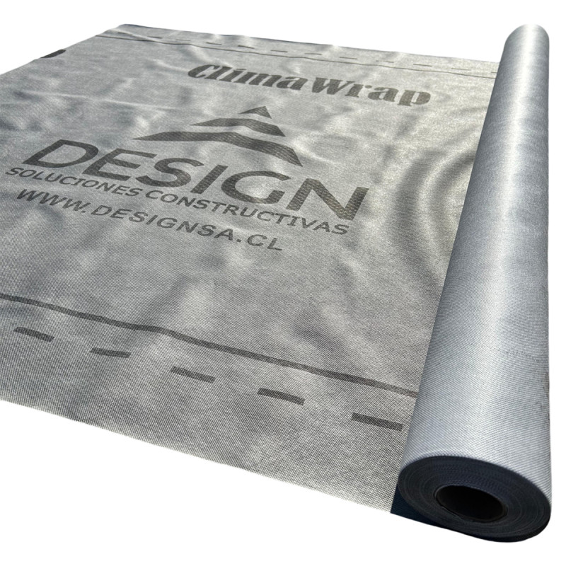 Membrana Hidro. 1.5mt X 50mt 100grs-m2 Grey-white 75m2 