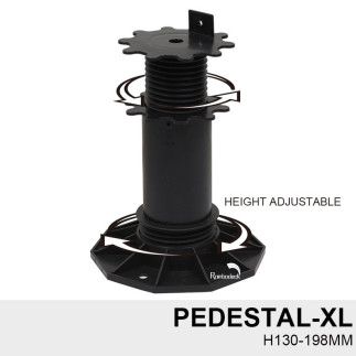 Pedestal Para Piso Deck Black Xl H130-198mm (2313350)