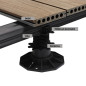 Pedestal Para Piso Deck Black L H65-130mm (2313349)