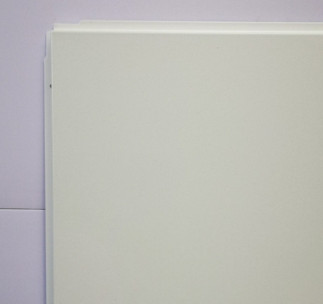 Placa Metalica Acustiplak Acero Lisa 2x2 Blanca Rebaje 9-16