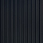 Revest. Pvc Woodpanel Black 2.40m X 16cm X 24mm 0.384m2