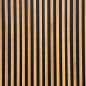 Revest. Pvc Slats Panel Alerce 2.40mx15cmx17mm 0.36m2