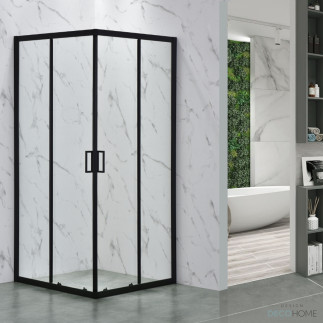 Cabina Ducha Esquinada Cuadrada Blck 1000x1000x1850