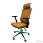 Silla Luxury Giratoria Respaldo Alto Pu Camel