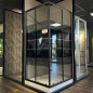 Cabina Ducha Esquinada Strip Black 900x900x1940 