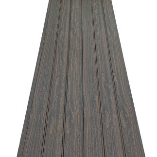 Revestimiento De Exterior Nogal Oscuro  3.8mtsx38.5cmx16mm