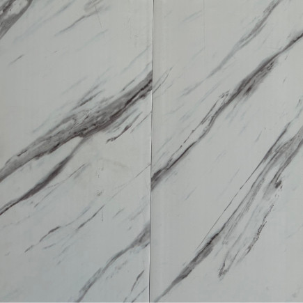Revest. Pvc Marmol Blanco 2.40mx25cmx7.5mm Rinde 0.6m2